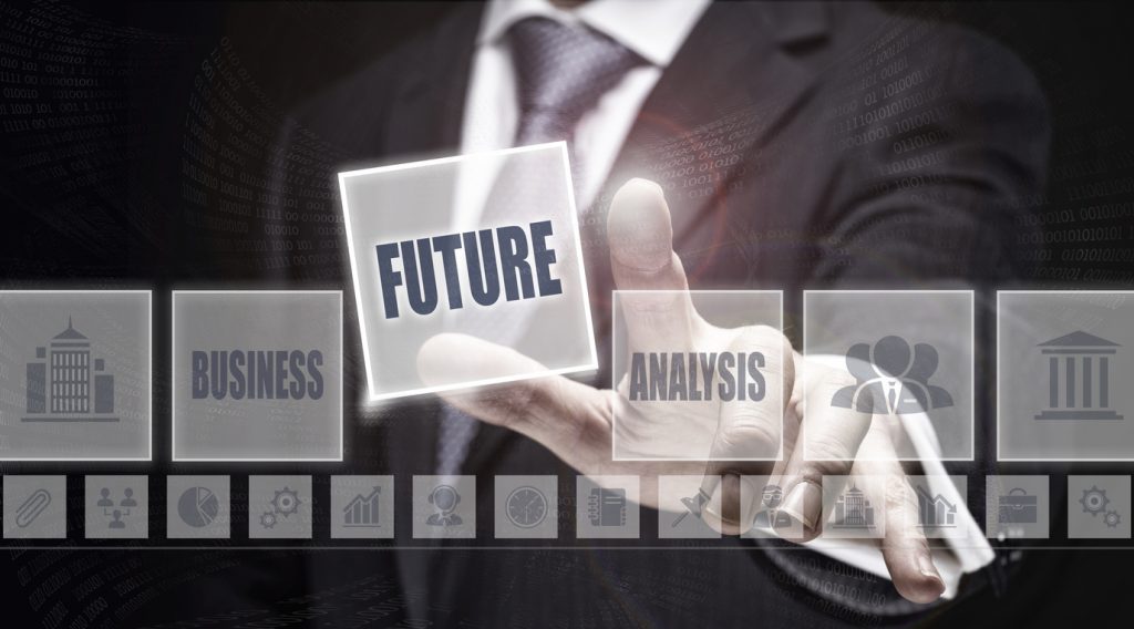 Future concept button for PPC Trends